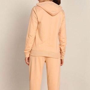 Ensemble de survêtement décontracté pour femmes, automne, fermeture éclair, uni, respirant, 2 pièces, vêtements d'entraînement, coupe régulière, avec logo personnalisé - Product Image 2
