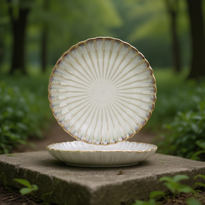 COSY & TRENDY 'Astera Pearl' Dinner <b>Plates</b> Pack of 4 Stylish Dishes & <b>Plates</b> Collection - Product Image 3