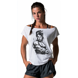 T-shirts de sport pour femmes, 100% polyester, t-shirt d'entraînement pour femmes, manches courtes, imprimé, t-shirt de sport pour femmes - Product Image 6