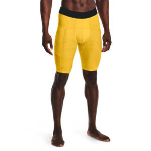 Shorts de compression pour homme taille adulte avec logo personnalisé, taille élastique, vêtements de sport, uni, écologique, respirant, séchage rapide, teinture unie - Product Image 3