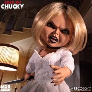 Muñeca Tiffany Seed of Chucky Parlante de 15 Pulgadas, Mini Juguete de Moda para Niñas y Bebés, Modelo Musical de Dibujos Animados de Plástico y Tela DIY - Product Image 6
