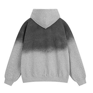 2025 Venta al por mayor Sudaderas con capucha de lavado ácido Transpirable Sostenible Diseño OEM Sudaderas con capucha térmicas Premium básicas, sudaderas con capucha de mezcla de algodón - Product Image 3