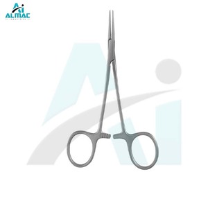 Fórceps para mosquitos Halsted de Grado Superior ALMAC, instrumentos manuales de acero diseñados con precisión para hemostasia y control de tejidos - Product Image 1