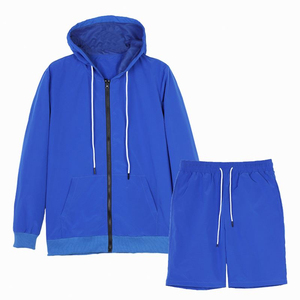 Custom Logo <b>Men</b> Hoodie and <b>Short</b> Set Cotton Sweat Suits <b>Mens</b> Hoodie <b>Shorts</b> Sets Hoodie With <b>Short</b> <b>Shorts</b> Set for <b>Men</b> - Product Image 5