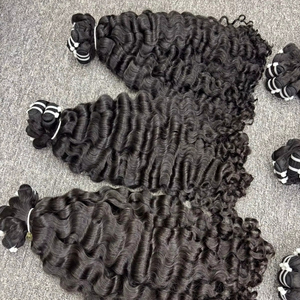 Extensiones de cabello humano virgen de trama frontal de encaje ondulado Natural de calidad superior Grado de trama de piel - Product Image 1