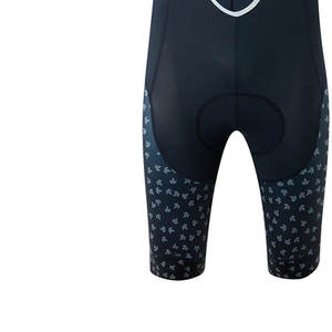 Cuissard de cyclisme personnalisé pour femmes avec coussin en gel 3D souple évacuant l'humidité Bretelles en maille en tissu respirant et antidérapant - Product Image 4