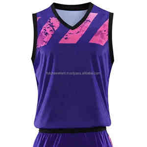 Cómodo 2025 Material de poliéster Tela suave Último diseño Ropa deportiva ligera Uniforme de baloncesto en diferentes colores - Product Image 3