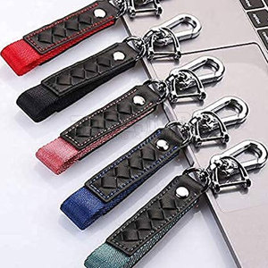 Leather <b>Keychain</b> <b>Custom</b> Logo Pu Leather Keychains Made In Pakistan Leather Keychains - Product Image 6