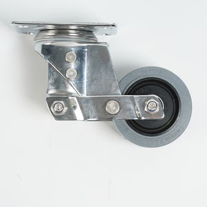 3 4 5 Zoll stoß dämpfende Lenk rolle mit Bremse für Präzisionsinstrument-Lenkrad - Product Image 2