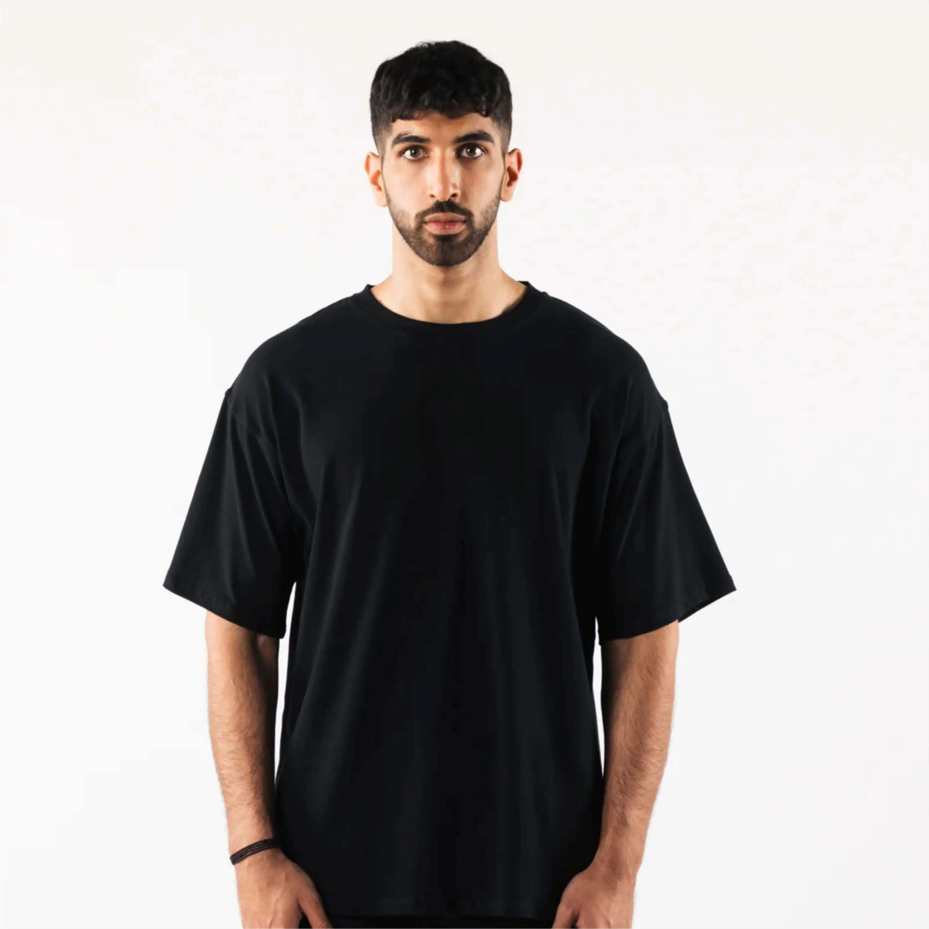Premium 240 GSM Heavyweight Drop Shoulder T-Shirt | Custom Blank Oversized Streetwear Tee for Men