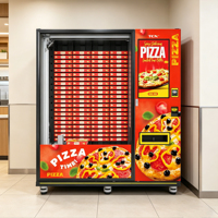 Distributeur automatique de pizzas TCN, entièrement automatique, stockage réfrigéré, chauffage intelligent, système de paiement par écran tactile
