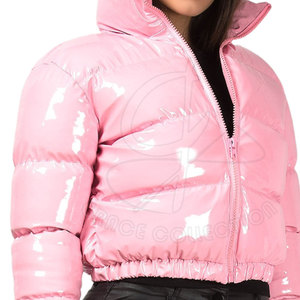 Chaquetas acolchadas de invierno largas ajustadas Color personalizado Top corto de alta calidad Chaquetas de mujer hechas en Pakistán - Product Image 2