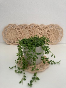 Napperon en rotin et osier Produits écologiques Napperon fabriqué au Vietnam Décoration de table Vente en gros - Product Image 4