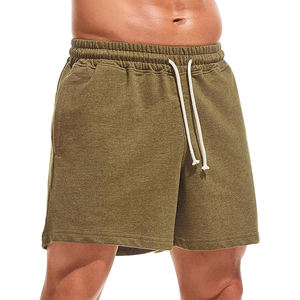 <b>men</b> fleece <b>shorts</b> cotton soft <b>lounge</b> gym casual summer elastic waist relaxed fit daily comfort wear - Product Image 1