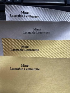 Nuevas Láminas de Cuero Sintético de Fibra de Carbono en Colores Populares, Aptas para Láser, Venta al por Mayor, Solo Cuero Sintético con Adhesivo Termoactivado - Product Image 4