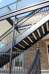 Balaji Métaux Maison Balcon Royal Moderne En Fonte Aluminium Garde-corps Panneau EBM-02550 Sans Cadre Réglable Gris Poli Main Courante - Product Image 2
