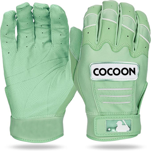 Guantes de Bateo de Béisbol de Cuero Vacuno con Logotipo Personalizado, Suministro Directo de Fábrica, Guantes de Bateo de Softbol Listos para el Juego con Agarre Mejorado - Product Image 3
