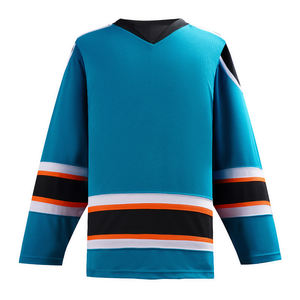 Uniformes de hockey sobre hielo para hombres cómodos de alta calidad, nombre de equipo personalizado, diseño de Jersey, estilo de conjunto de servicio OEM - Product Image 2