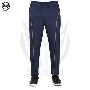 Pantalon de survêtement vintage français en toile de coton léger de haute qualité personnalisé, séchage rapide, coupe-vent, avec cordon de serrage - Product Image 2