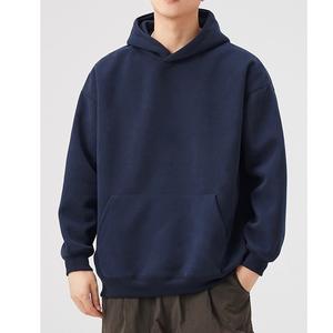 Pull-over à capuche pour hommes en coton polyester brodé, imprimé de logo personnalisé, écologique, séchage rapide, haute qualité, hiver - Product Image 2
