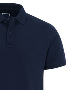 Polo de manga corta para hombre de alta calidad, piqué de algodón de calidad de diseño personalizado de fábrica de China para ropa informal de verano - Product Image 3