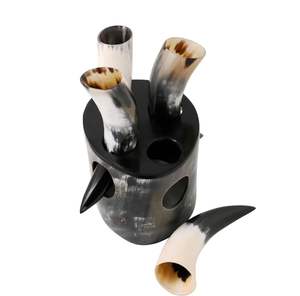 Corne à boire viking classique pour la bière, l'ale et les fêtes médiévales, au meilleur prix, corne à boire viking rustique - Product Image 6