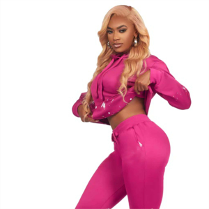 ชุดวอร์มผู้หญิงแบบเรียงซ้อนกันคุณภาพสูง-ระบายอากาศได้ดีเนื้อผ้าสวมใส่สบายเพื่อสไตล์ที่ดีที่สุดและความสบาย - Product Image 2