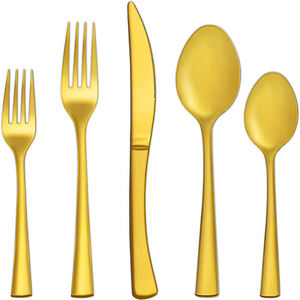 ชุดเครื่องใช้บนโต๊ะอาหาร24ชิ้นทำจากโลหะสแตนเลสพร้อมกล่องบรรจุภัณฑ์ทำจากวัสดุเคลือบเงา - Product Image 3