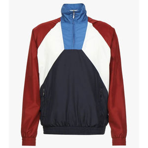 เสื้อกันลมกันน้ำสไตล์ใหม่สำหรับผู้ชายเสื้อโค้ลบล็อกแผงด้านหน้าพร้อมคอตั้งขนาดพิเศษสำหรับ2025 - Product Image 3