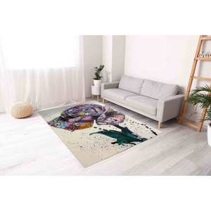 Tapis Banksy Rose Graffiti : Tapis d'appoint antidérapant, tapis doux non tissé - Product Image 3