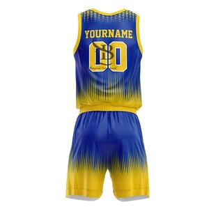 Ensembles de maillots et shorts de basket-ball pour jeunes et adultes, logo personnalisé, grande taille, nouveaux services ODM OEM, uniformes de basket-ball pour jeunes, sublimation - Product Image 1