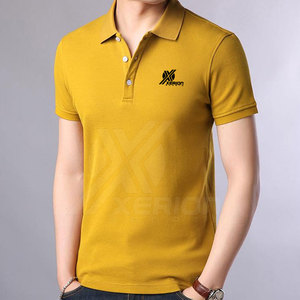 Chemises polo pour hommes, couleur unie, coupe slim Nouveau design Chemises polo décontractées pour hommes Meilleur prix Chemises polo pour hommes - Product Image 2