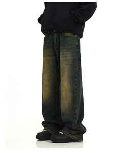 กางเกงขาบานแบบหลวมสำหรับผู้ชายกางเกงทอแบบลำลองสำหรับฤดูร้อนฤดูหนาว - Product Image 4