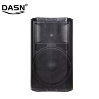 DASN SCH15D3 15 pouces 500W en plastique PA alimenté Audio professionnel maison fête Subwoofer haut-parleurs portables actifs système sonore