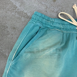 Shorts décontractés pour hommes en coton délavé, fabriqués sur mesure avec votre propre logo, respirants, séchage rapide, taille élastique - Product Image 5