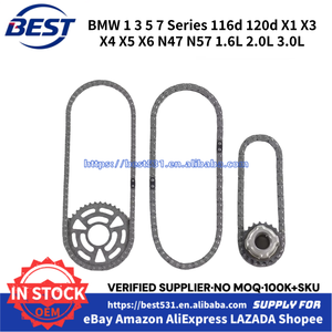 MBSGSW Kit chaîne de distribution pour <span class=keywords><strong>BMW</strong></span> 1 3 5 7 Series <span class=keywords><strong>116d</strong></span> 120d X1 X2 X3 X4 X5 X6 N47 N57 1.6L 2.0L 3.0L DOHC 2006-<span class=keywords><strong>2023</strong></span> 11318570649 - Product Image 2