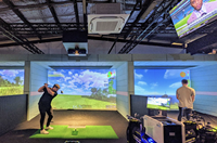 Simulador de Golf Impact Sports Modelo O1, Solución Integral, Monitor con Doble Cámara de Alta Velocidad, Servicios Profesionales, 1 Año de Garantía, CE