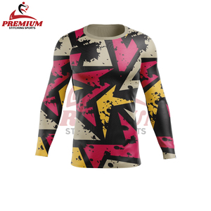 Wholesale Custom Soft Crewneck Long Sleeve <b>Compression</b> <b>Shirt</b> <b>Men</b> Quick Dry Fitness <b>Compression</b> Gym <b>Shirt</b> - Product Image 5