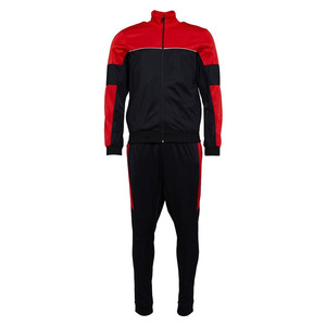 ชุดวอร์มเข้ารูปสำหรับผู้ชายชุดวอร์มเข้ารูปมีซิปรูดและกางเกงผ้าคอตตอนออกแบบโลโก้ได้ตามต้องการ - Product Image 5