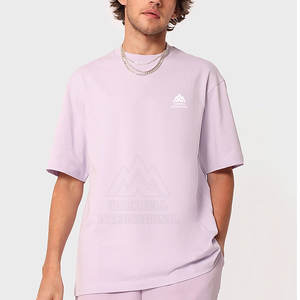 Camisetas ligeras de gran tamaño para hombres Ropa de último diseño con material de poliéster/algodón Popular para adultos - Product Image 1