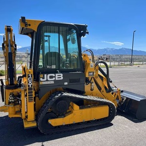 รถตักล้อยาง JCB 1CX เครื่องยนต์ดีเซล Kubota ปั๊มไฮดรอลิก HYDAC รถตักตีนตะขาบ แรงบิดสูง ชิ้นส่วนเกียร์ รับน้ำหนักได้ 3000 กก. - Product Image 1