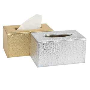 Boîte à mouchoirs en acier inoxydable de qualité supérieure pour la décoration de table, avec finition brillante pour la décoration - Product Image 3