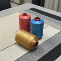 Fil de polyester ATY à haute résistance des couleurs, durable, résistant à l'abrasion et aux déchirures, force standard, recyclable, vierge