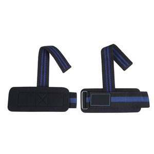 Haute qualité personnalisé Gym sangles de levage unisexe coton Fitness poignet boucles d'entraînement pour la musculation hommes femmes Sports - Product Image 1