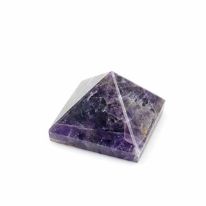 Piedra amatista meditación cristal piedra artesanías decoración arte estilo técnica Pirámide de Color púrpura - Product Image 5