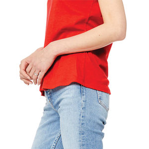Airlume – T-Shirt à manches courtes pour femme, 100% en coton peigné et à anneaux, simple, 4.2 oz - Product Image 5