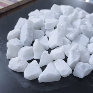 หินอ่อนสีขาวหิมะขนาด25มม. หินธรรมชาติรวมสำหรับจัดสวนและปูพื้นบรรยากาศเย็นๆที่เงียบสงบใช้แผ่นหินอ่อน - Product Image 1