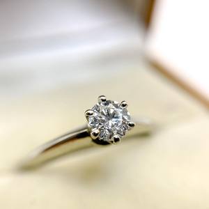 6,5mm corte redondo blanco CZ solitario anillo de compromiso en plata clásico nupcial promesa joyería moda al por mayor personalizado OEM - Product Image 2