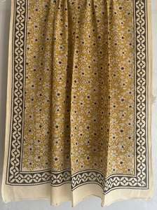 100% coton léger traditionnel main bloc imprimé écharpe Jaipur artisanal écharpe Boho Chic à la main ethnique doux coton écharpe - Product Image 4