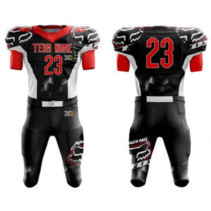 Prix raisonnable uniforme de football américain logo personnalisé fabricant en gros nouveau style meilleur matériel uniforme de football américain - Product Image 1